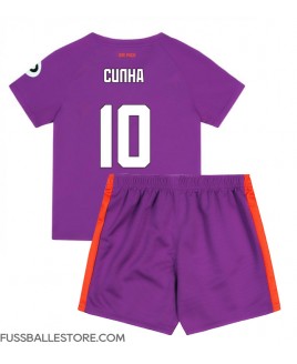 Günstige Wolves Matheus Cunha #10 3rd trikot Kinder 2024-25 Kurzarm (+ Kurze Hosen)